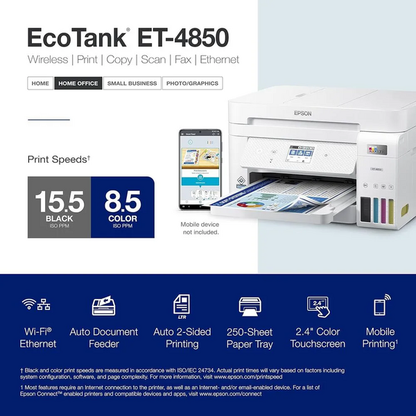 Epson ET-4850 White image