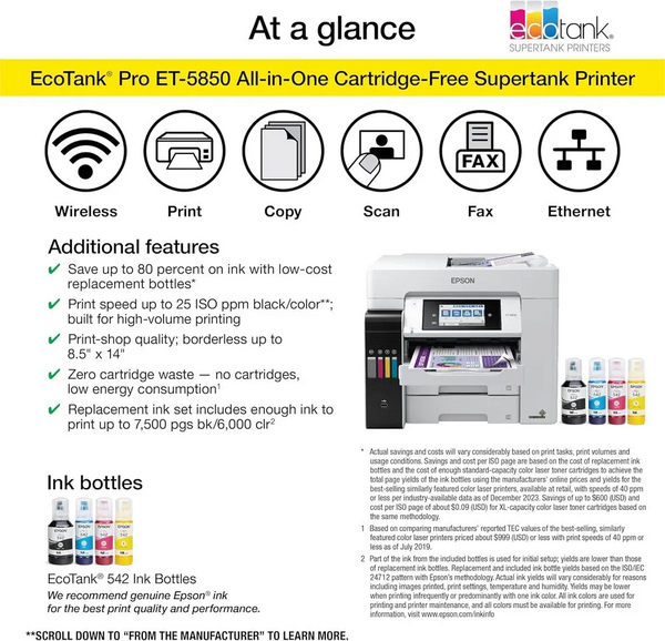 Epson ET-5850 image