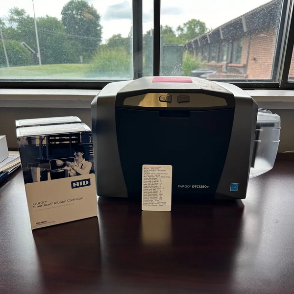Fargo DTC1250e ID Card Printer / Encoder Single Sided image