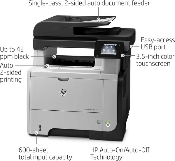 HP M521dn image