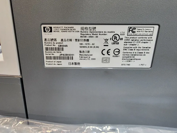 HP LaserJet CP4005DN image
