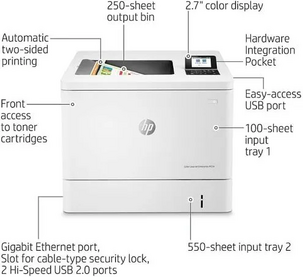 HP LaserJet Enterprise M554dn image