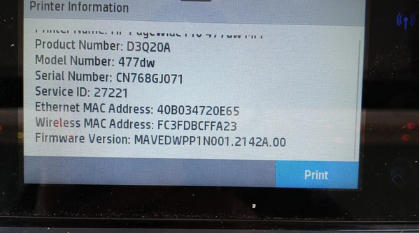 HP 477dw image