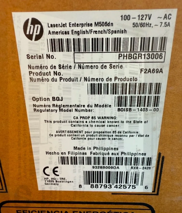HP M506dn image