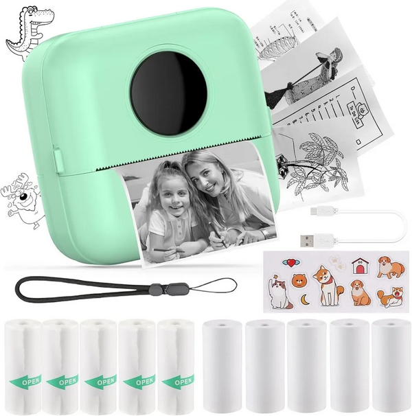 HuiJuKeJi Mini thermal inkless printer image