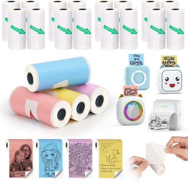 HUIJUTCHEN Mini Thermal Printer Paper image