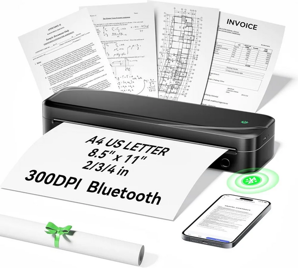 Inkless printer Wireless thermal printer image