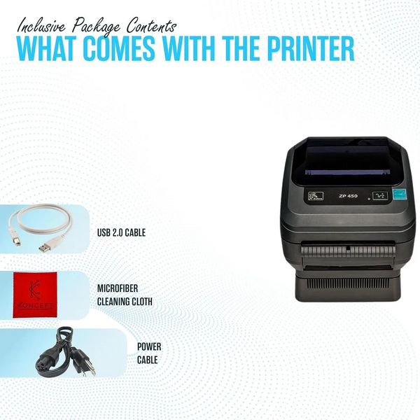 Koncept Printer-Zebra ZP450 Renewed image