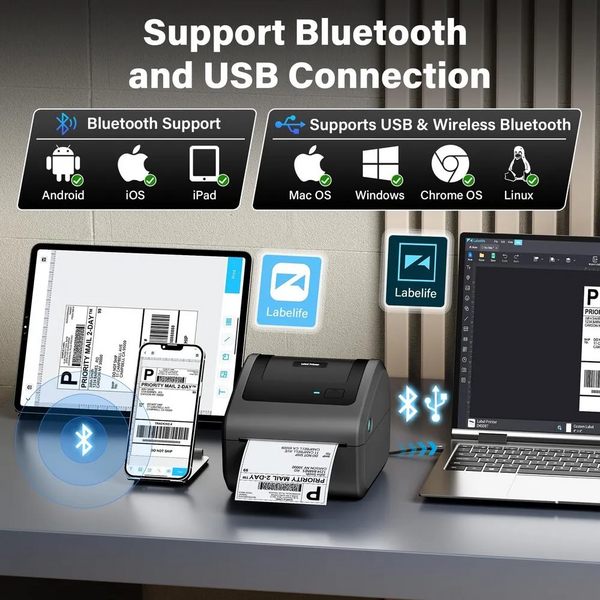 LabelCreate D450-BT Thermal Printer image