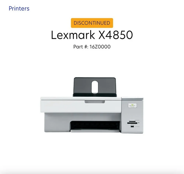 Lexmark X4580 image