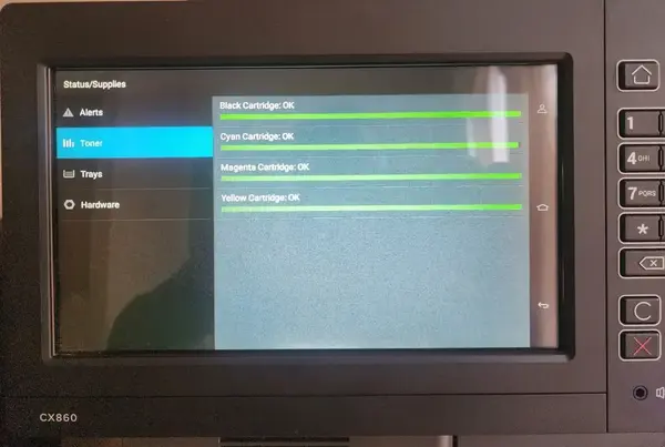 Lexmark CX860dtfe image