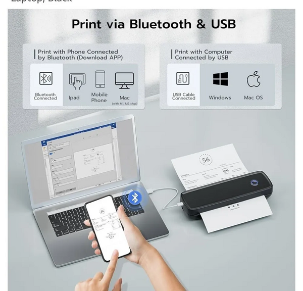 NOPAARD Bluetooth Thermal Compact Printer image
