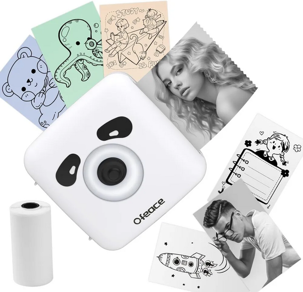 Ofeace Mini Sticker Printer Maker Machine image