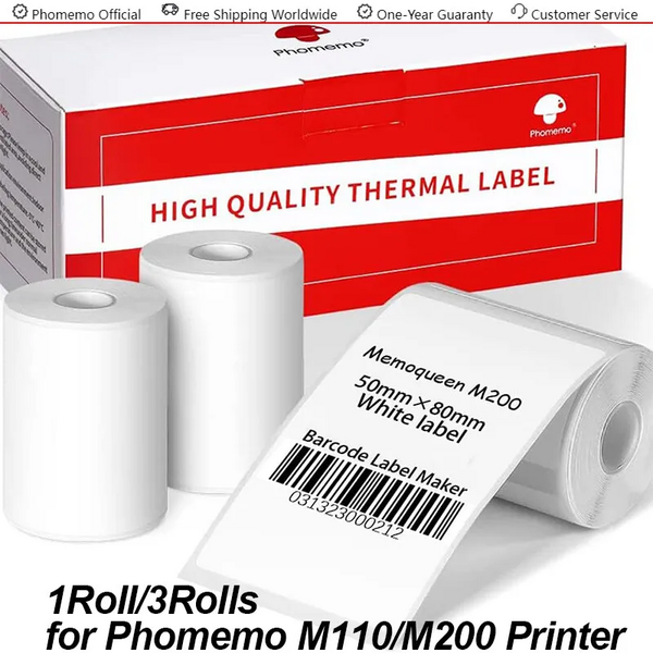 Phomemo 50mm Width Thermal Paper image