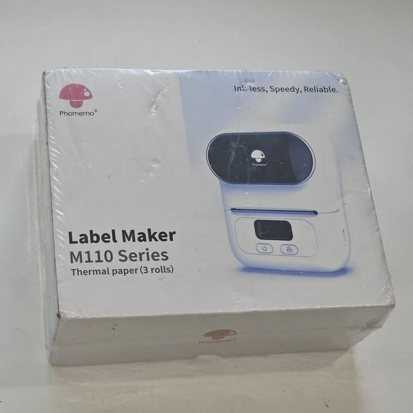 Phomemo M110 white label printer image
