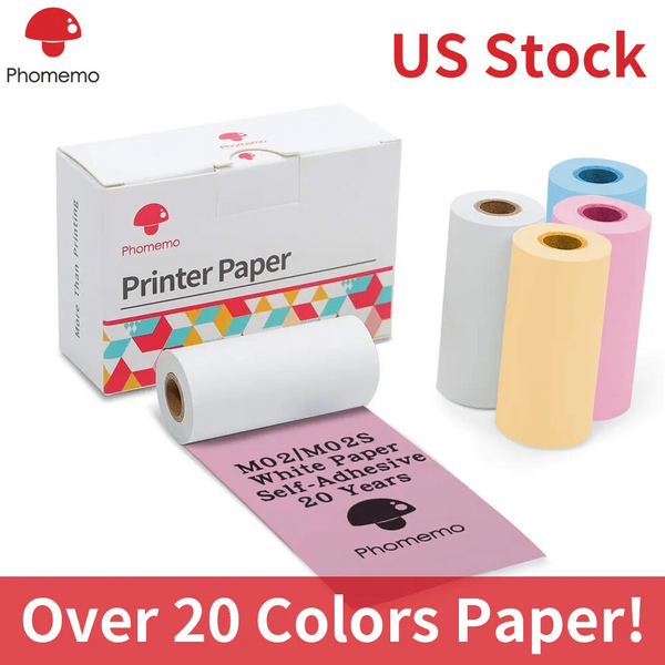 Phomemo Bluetooth Mini Printer Thermal Paper Sticker image