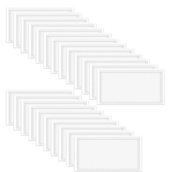 Self Adhesive Label Pockets All information is detailed in the description image