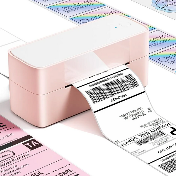 WCZ 245BT Shipping Pink Label Printer image