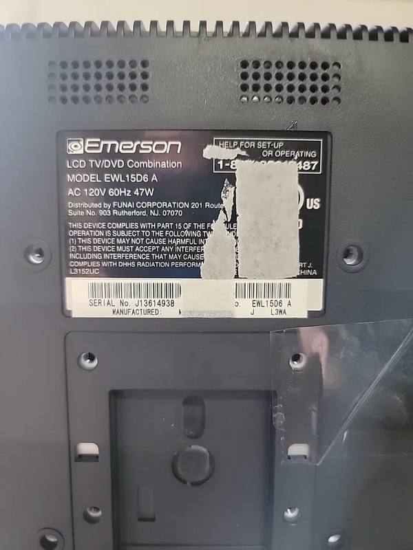 Emerson Ewl15d6 image