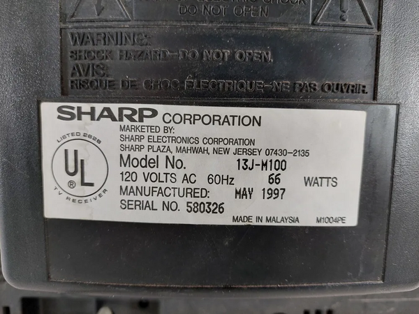 Sharp 13j-m100 image