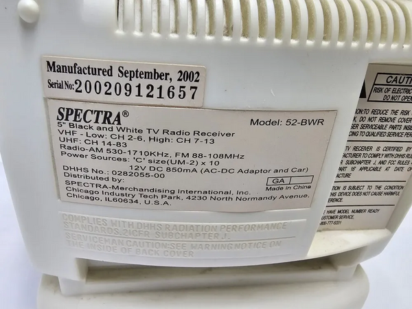 Spectra 52-BWR-W image