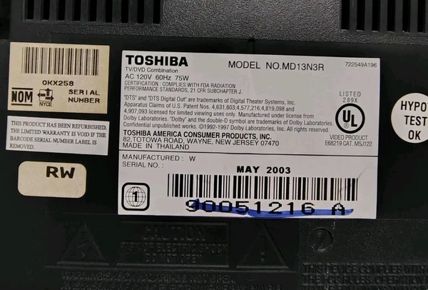Toshiba MD13N3 image
