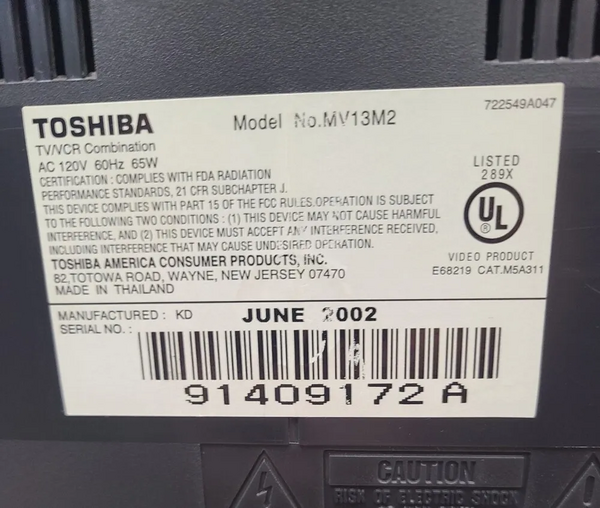 Toshiba MV13M2 image
